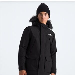 The North Face boy’s' Mcmurdo Parka size 14 Color - TNF Black no hood